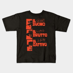 Il Buono, il Brutto, il Cattivo - Sergio Leone Kids T-Shirt